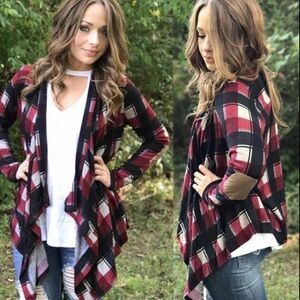 Plaid Cardigan